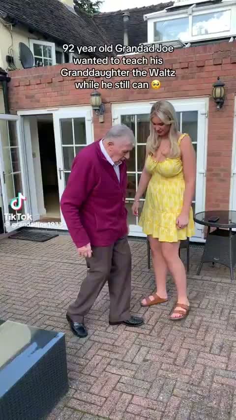 cover for Grandpa grooves with his granddaughter! 🕺❤️ #FamilyMoments #DanceLove #GrandpaVibes