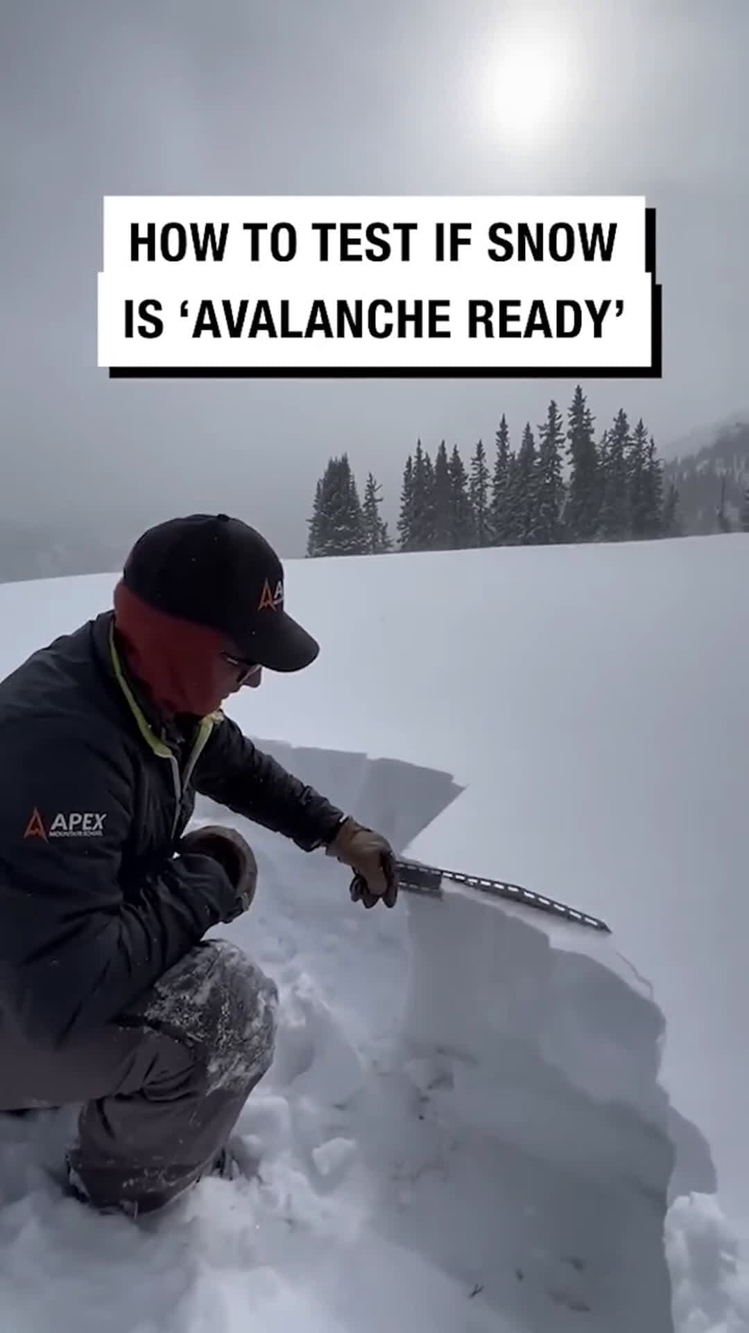 cover for How to test if snow is 'avalanche ready' 🏔️ - 🎥 johnathanbuckhouse