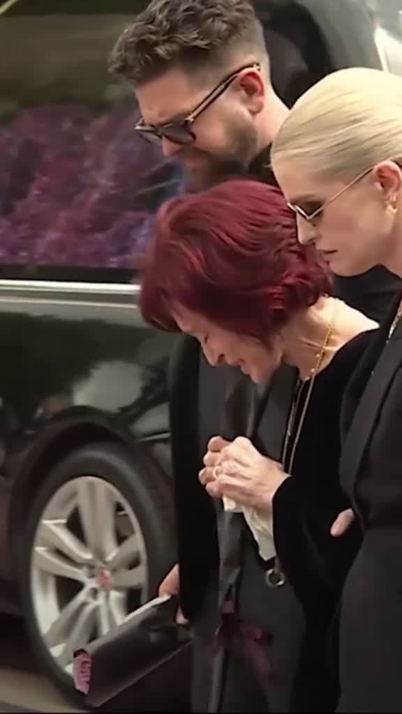 cover for An emotional moment for Ozzy Ozbourne’s family, as they see the cards and flowers left by fans at his funeral procession today 💔🕊️🎥: Sky News created by HELLO! with HELLO!’s original sound