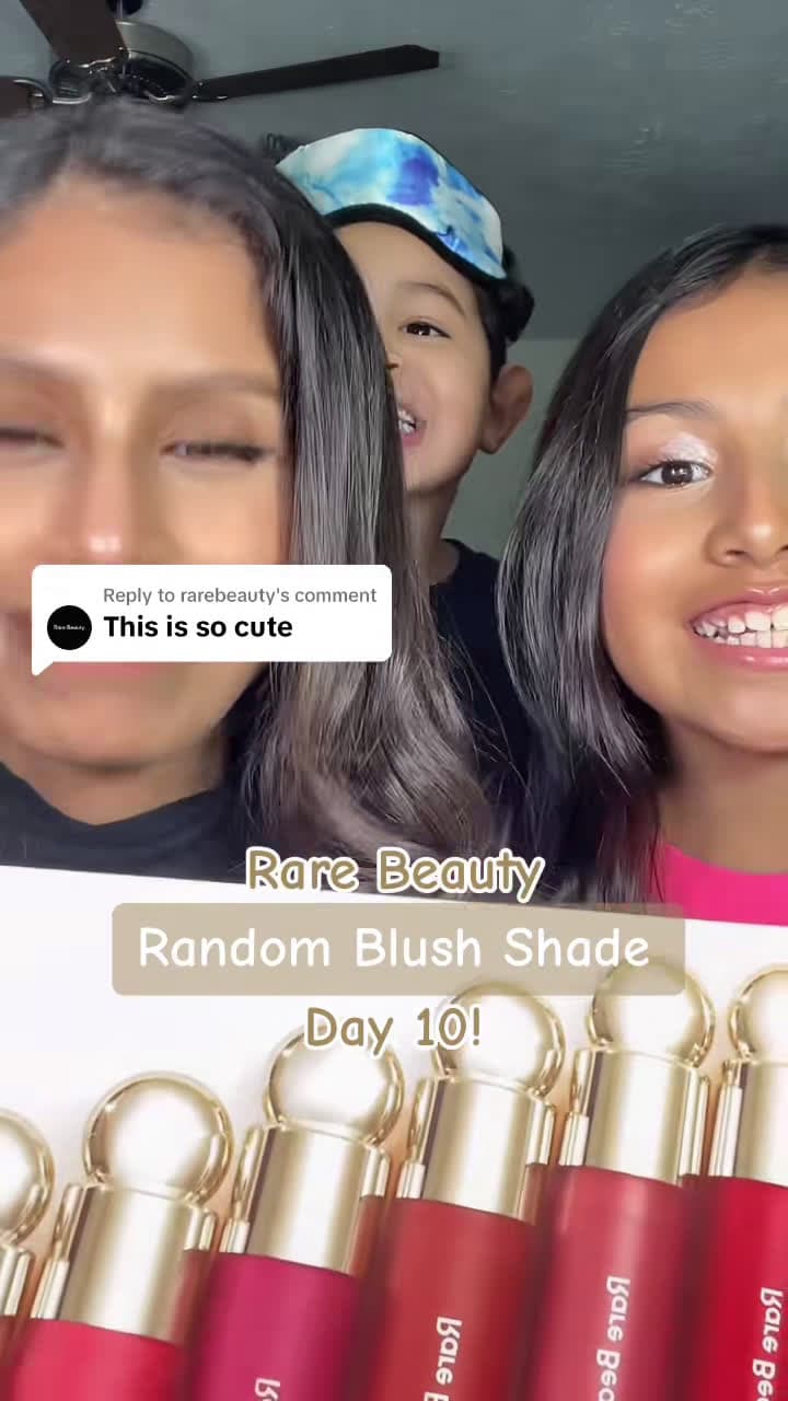 cover for Replying to @rarebeauty   Ahh 😮 @Rare Beauty thinks we are cute 🥰 #rarebeauty #rarebeautyliquidblush #rarebeautyblushlove #liquidblushreview #rarebeautymakeup #bestrarebeautyproduct #rarebeautyobsessed #selenagomezmakeup
