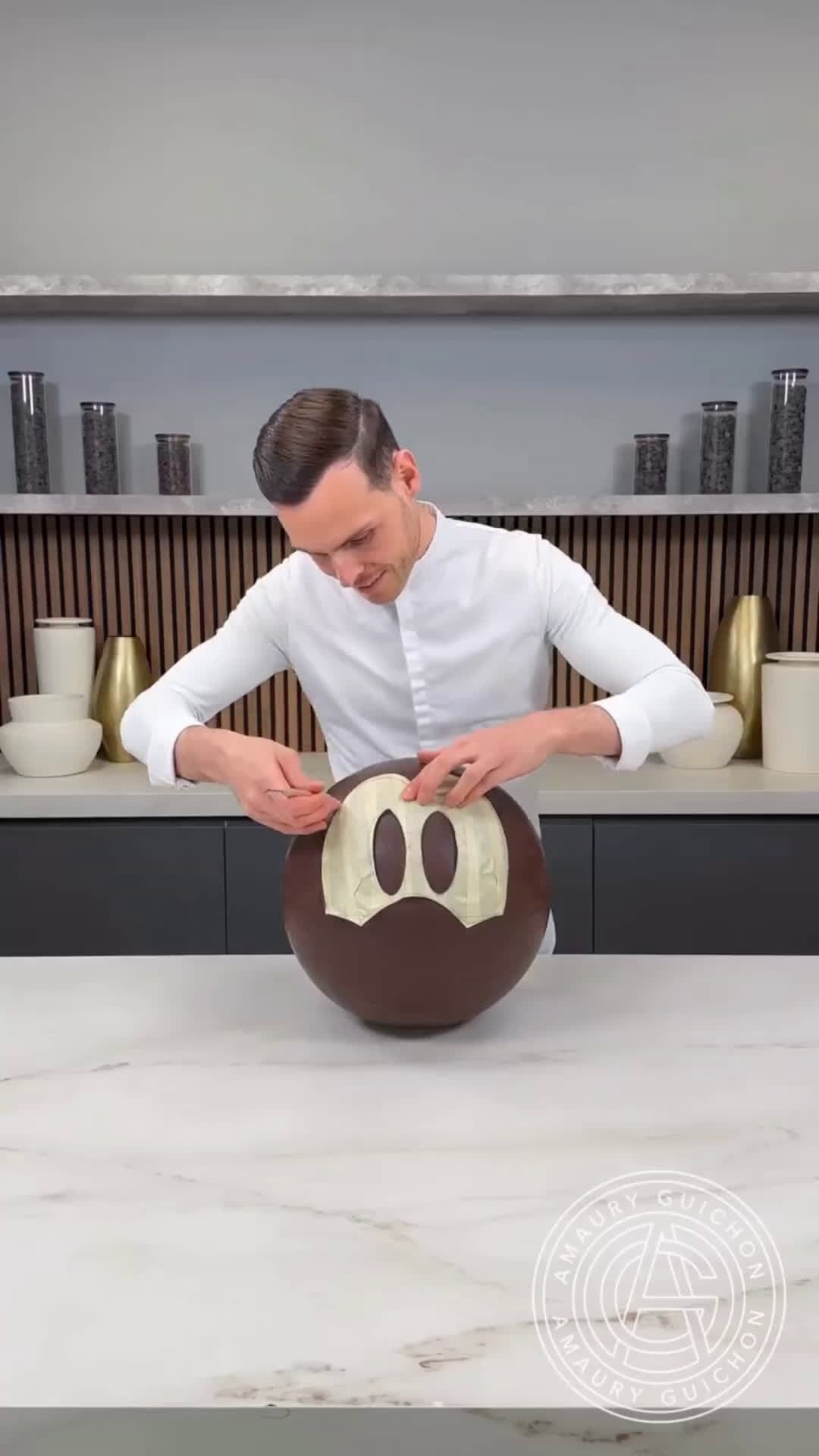 cover for Chocolate Mouse! 🐭The most iconic cartoon character just joined my kitchen! #amauryguichon #chocolate #mickey