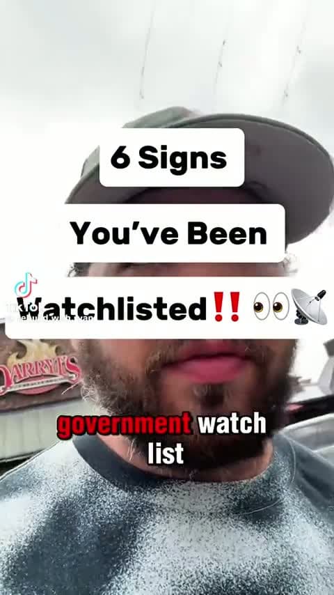 cover for 6 shocking signs you might be on a government watchlist 👀 #Watchlist #Surveillance #StayAlert