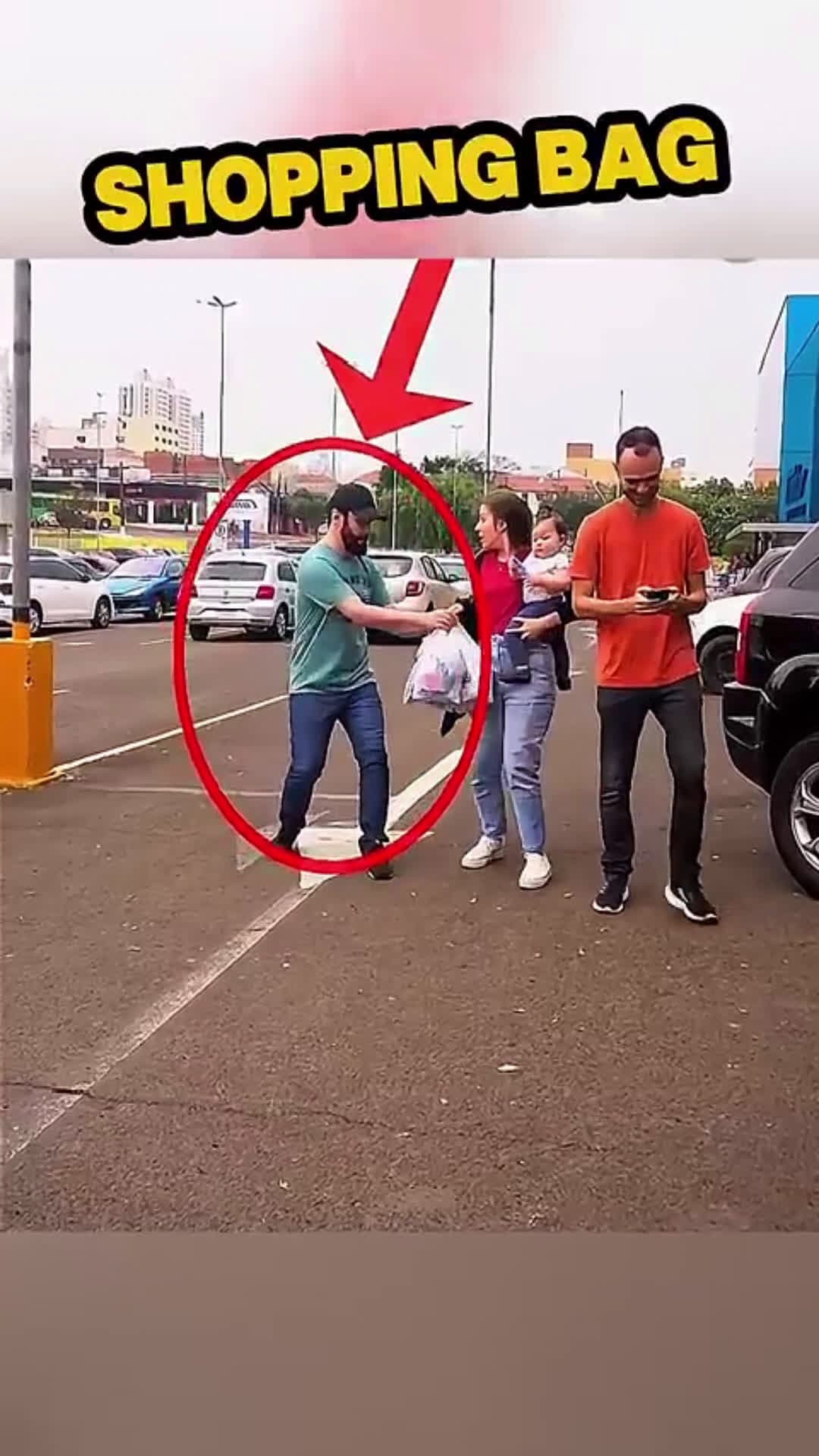 cover for Playful Chase in Parking Lot | Who’s Responsible?…❤️#viral 