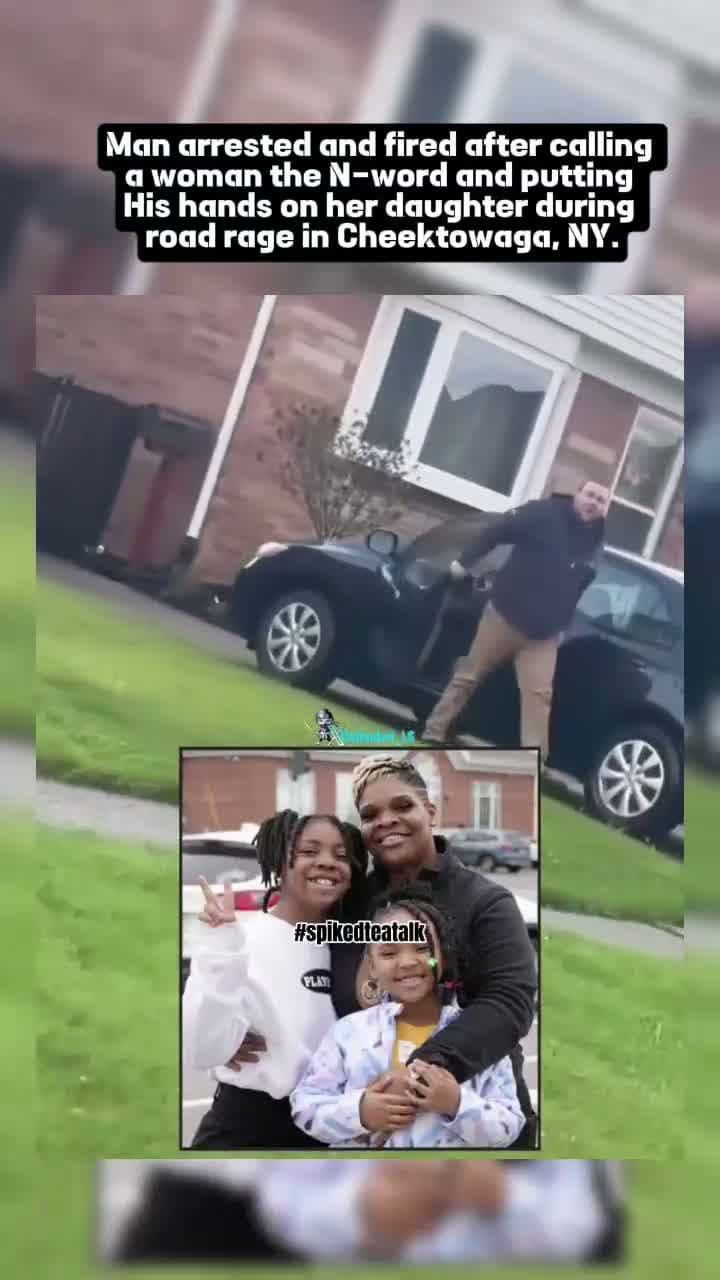 cover for Man arrested and fired after calling a woman the N-word and putting His hands on her daughter during road rage in Cheektowaga, NY. #CheektowagaNY #viral #fyp #explore 