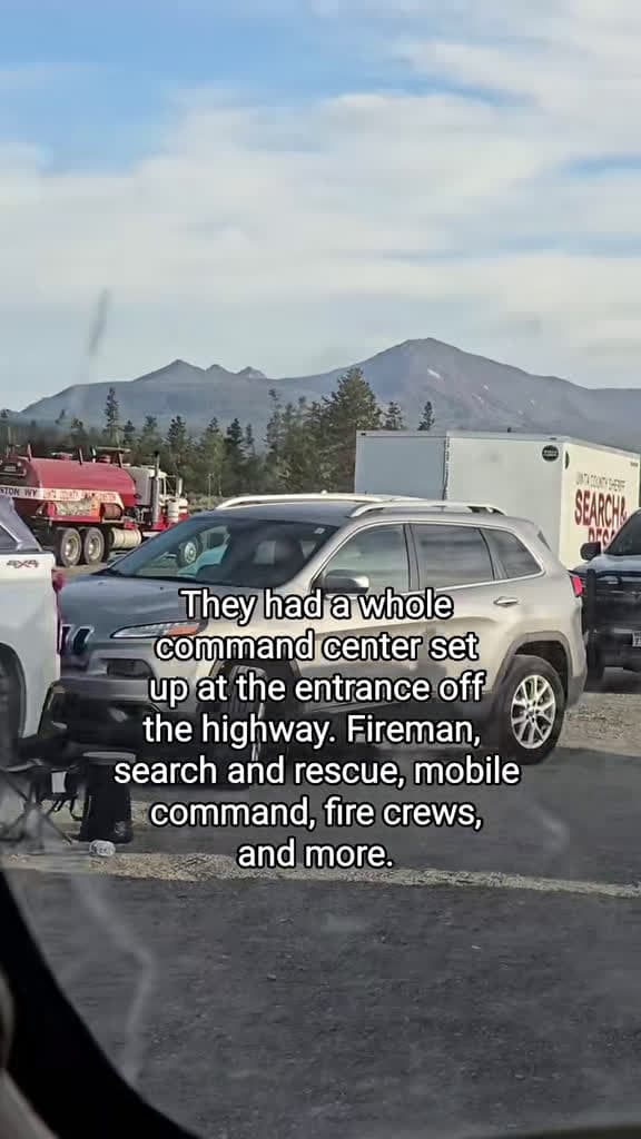 cover for An unbelievable display of teamwork as every resource pulled together to evacuate campers and prep for the wildfire. 🔥 #wildfire #evacuate #forestfire #beulah