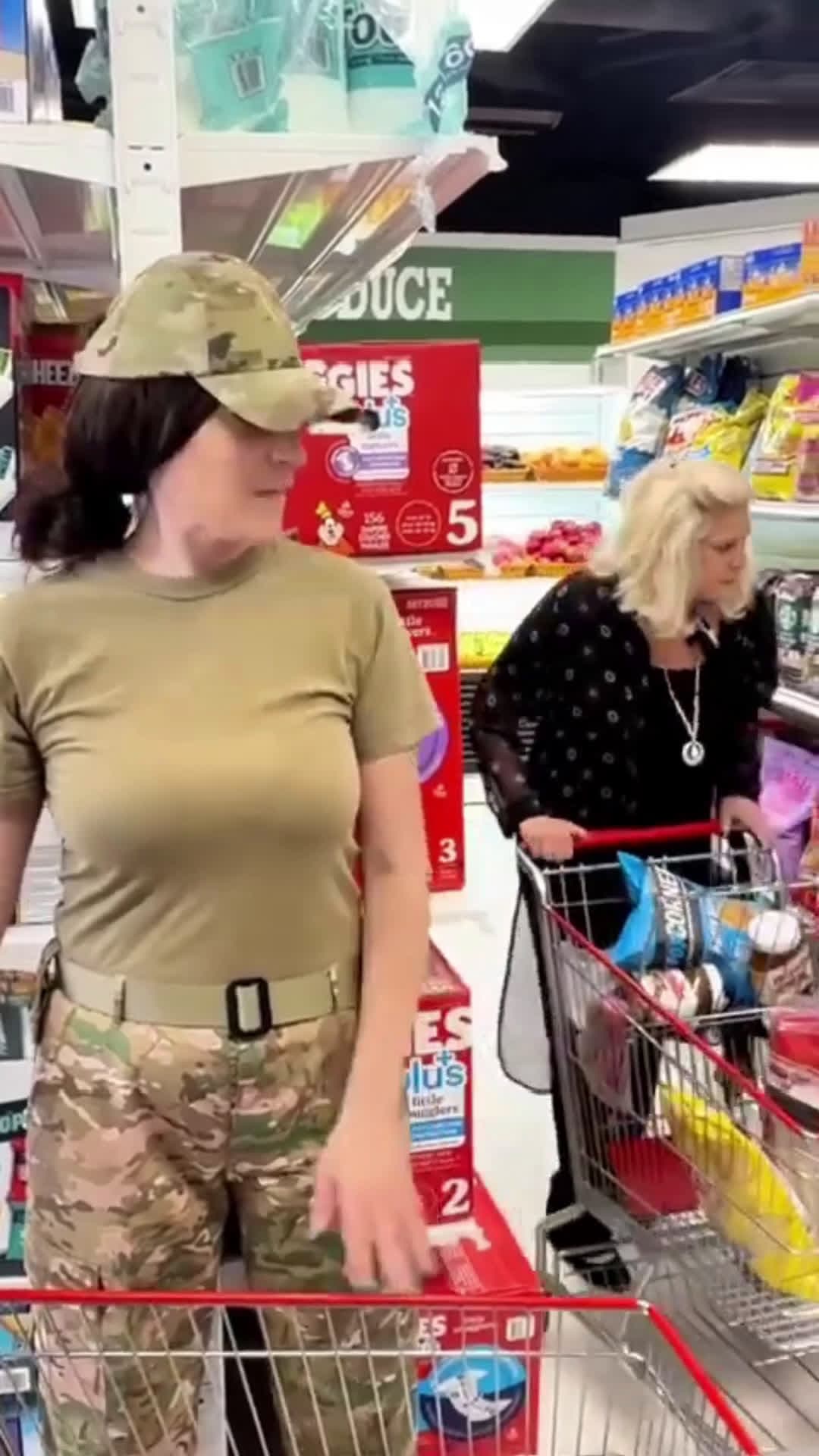 cover for Soldier SURPRISES Mom in Store! 🥹❤️