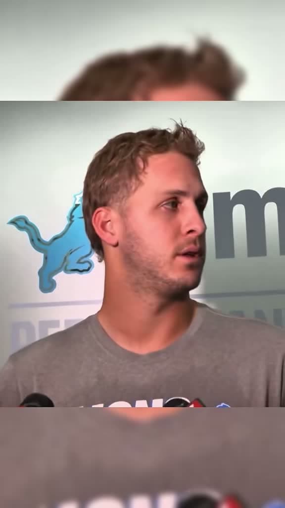 cover for Jared Goff shuts down the noise: “Is it anyone in this building? I don’t think so.” 😅 Locked in with that QB1 mindset! #OnePride #DetroitLions #NFL