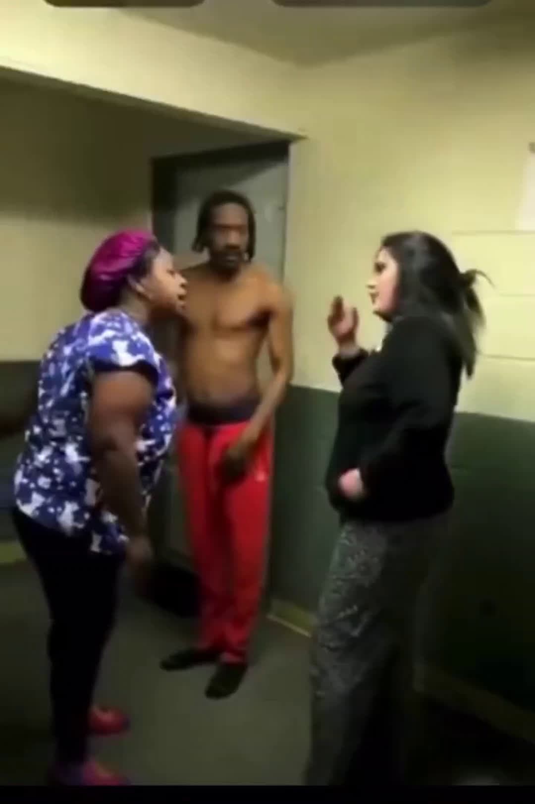 cover for It went from "yeeeaahhh..yeeaaah yeaahhh" to "get off of me PLEASE!!!"😭😭 #fight #fyp #ko #foryoupage #crazy #funny #world #hood