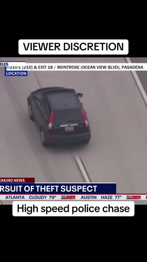 cover for A high speed police chase ended with a brutal tragic collision in the Los63.5KAngeles area of Southern California. Viewer discretion is advised.