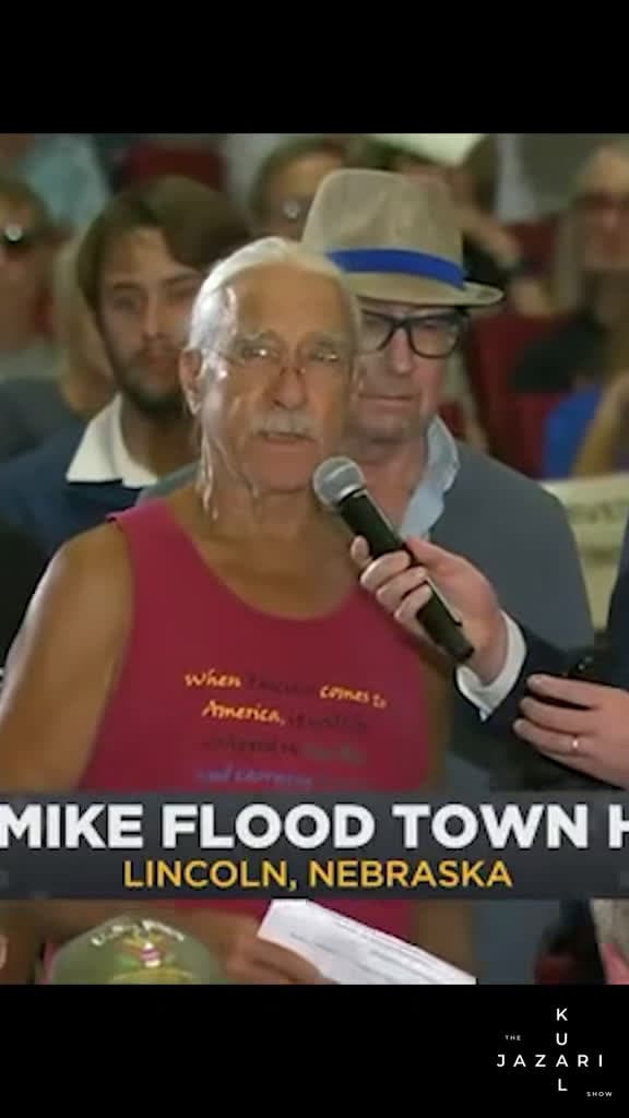 cover for Nebraska Rep. Mike Flood gets called out by voters for backing controversial Trump policies at Lincoln town hall. Watch what happened next. #USPolitics #TownHall #News