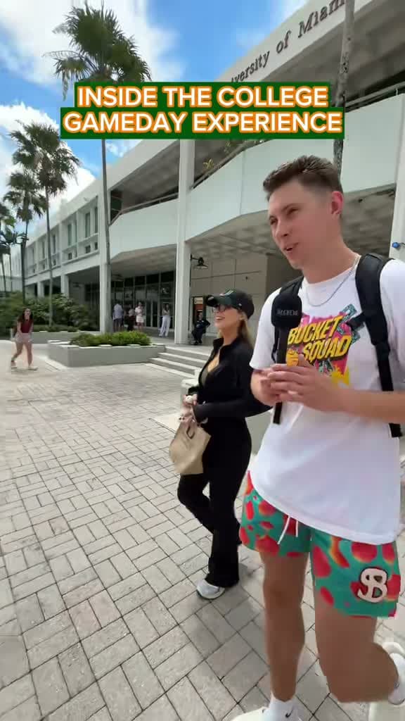 cover for Exclusive look inside College GameDay at Miami! 🏈 #Miami #Florida #CollegeFootball