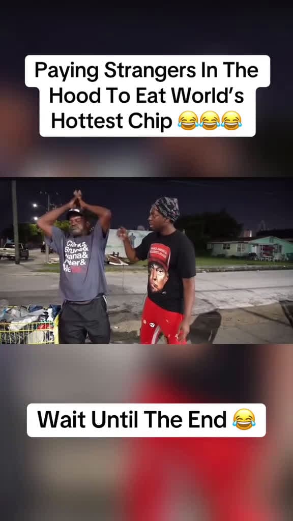 cover for Paying strangers 40 dollars in the hood to eat Worlds hottest chip Paqui chip. Li 29918 #america