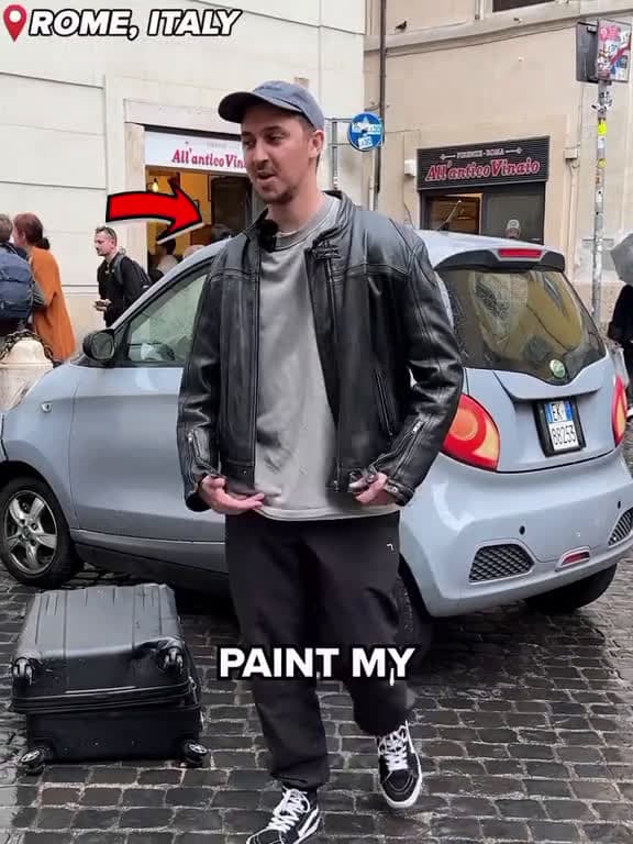 cover for hey bro can you spray paint my jacket please Challenging exploring more talent in daily li 57238 #shortvideosscoopz