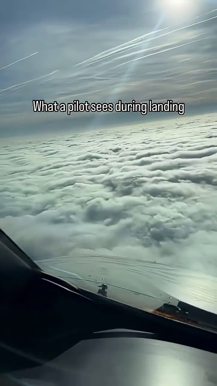 cover for Experience the stunning pilot's view during landing! ✈️ #PilotView #Landing #Aviation #Flight #Sky