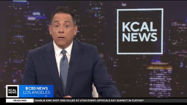 cover for Dozens gather on 210 Freeway overpass to remember conservative activist Charlie Kirk