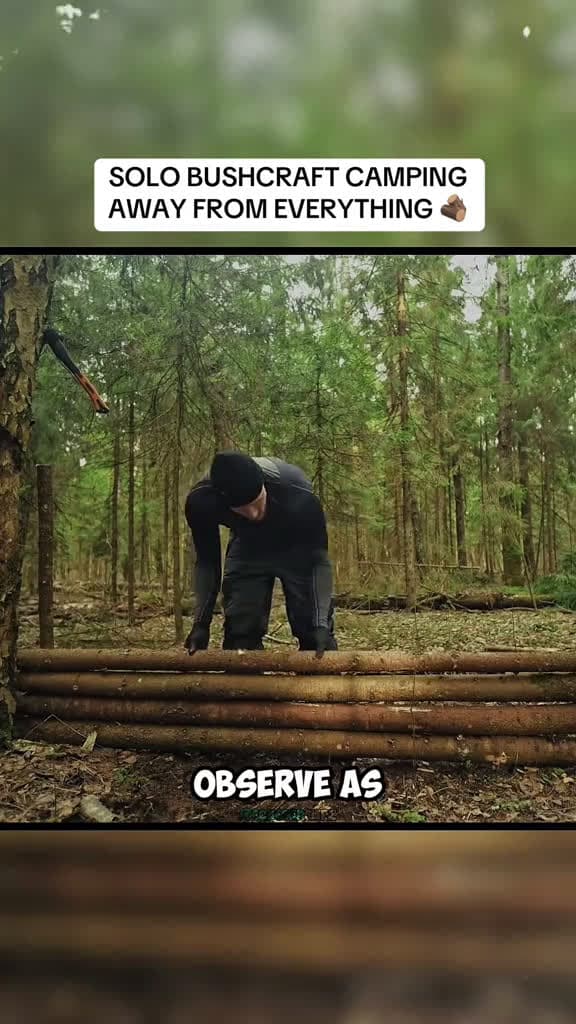 cover for Cred BushcraftCamp01 camping survival outdoorlife bushcraft 35310 #shortvideos