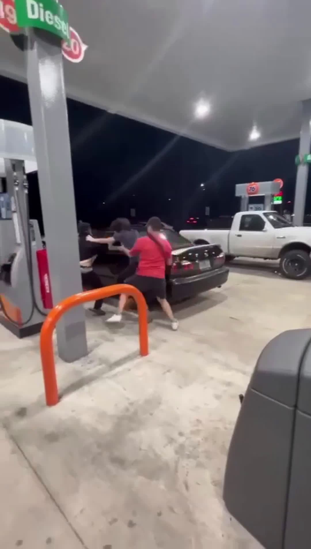 cover for mad fights at the gas station
