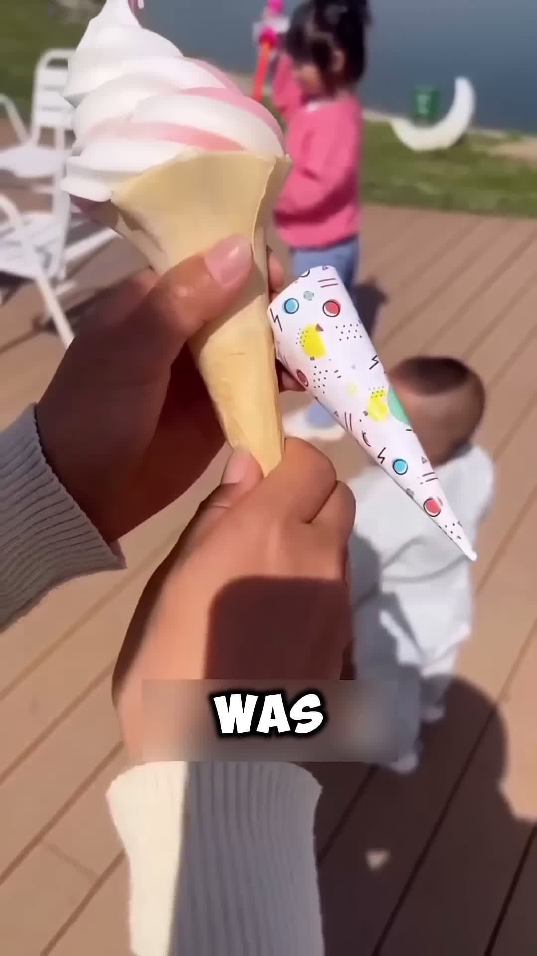 cover for She gave him a tiny Ice Cream