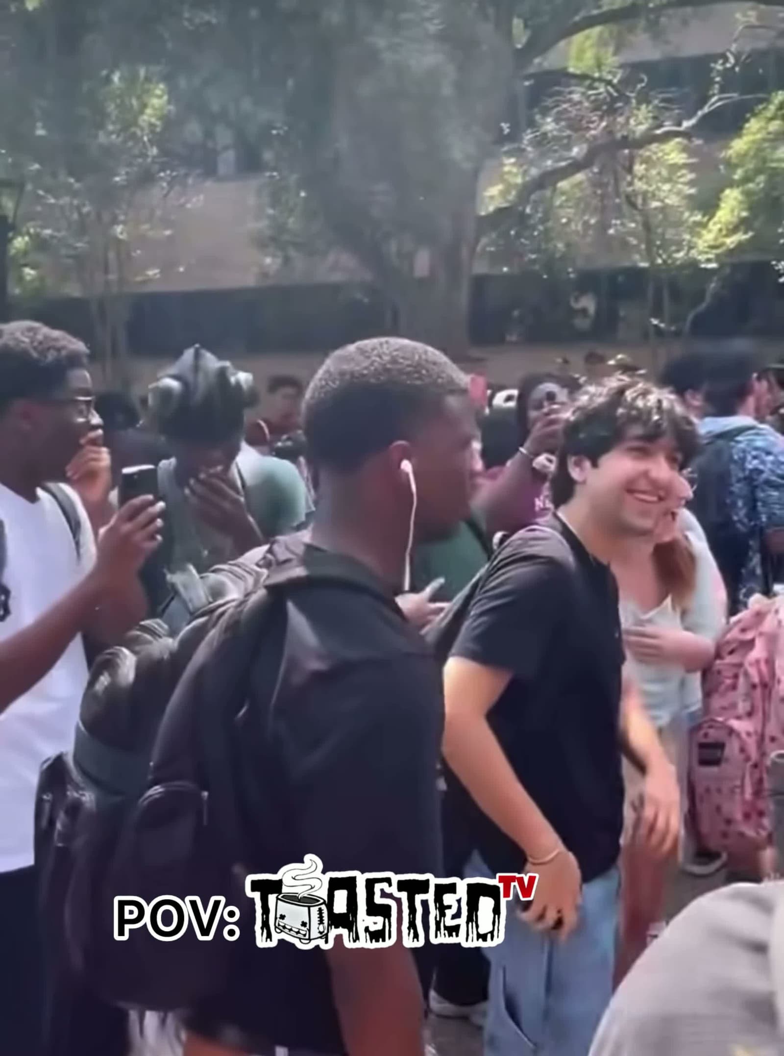 cover for ABBOTT DEMANDS TEXAS STATE EXPEL STUDENT 🚨Follow @ItsToastedTV for moreGreg Abbott demanded Texas State expel a student after viral video showed someone mocking Charlie Kirk’s death at a campus memorial—mimicking gunfire, spitting, vaping, and climbing a statue. The governor called it a disgrace. The university says it’s investigating.Free speech or expulsion?#itsToastedTv #ToastedTvNews #CharlieKirk #GregAbbott #Texas #CampusClash #FreeSpeech