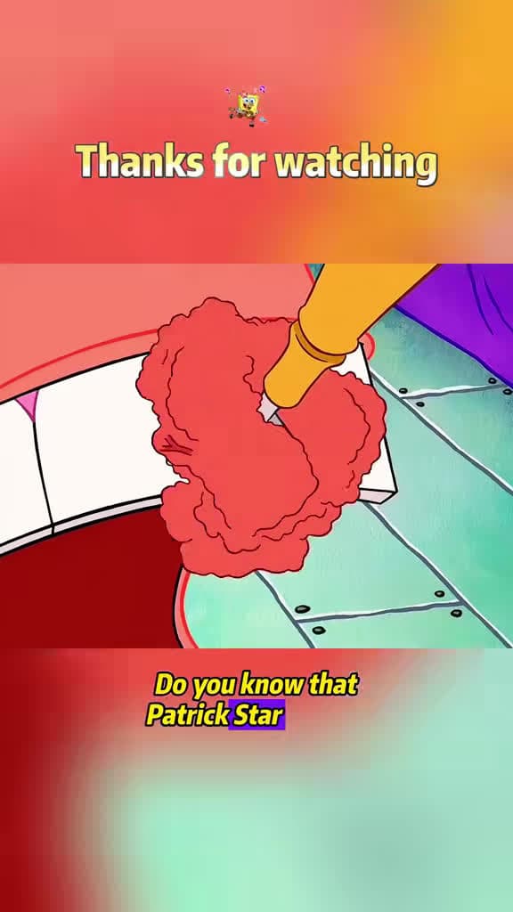 cover for Patrick Star’s gluttony nearly cost him his life—watch the wild scene! 😱 #SpongeBob #Animation #Shorts #PatrickStar