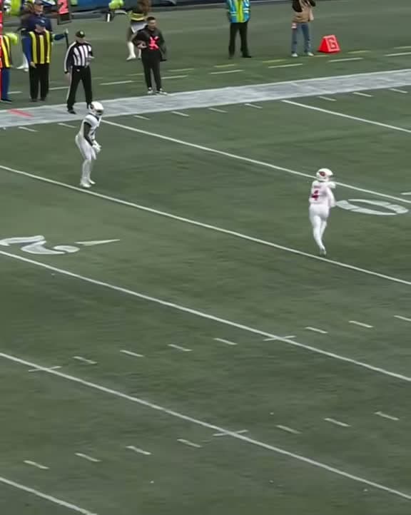 cover for Devon Witherspoon bringing the heat! Watch this monster hit from the Seahawks 💥🏈 #NFL #Seahawks #HardHits