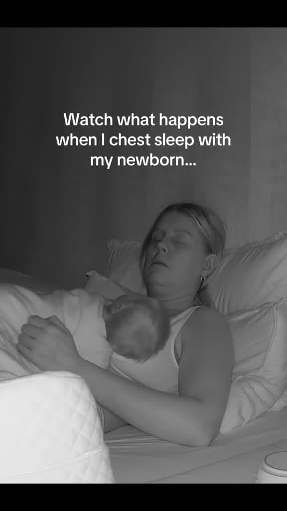 cover for Discover the essentials of safe chest sleeping with your baby 🥰 Ensure their safety even in sleep with these tips! #SafeSleep #NewbornCare #MomLife #CoSleeping 💕