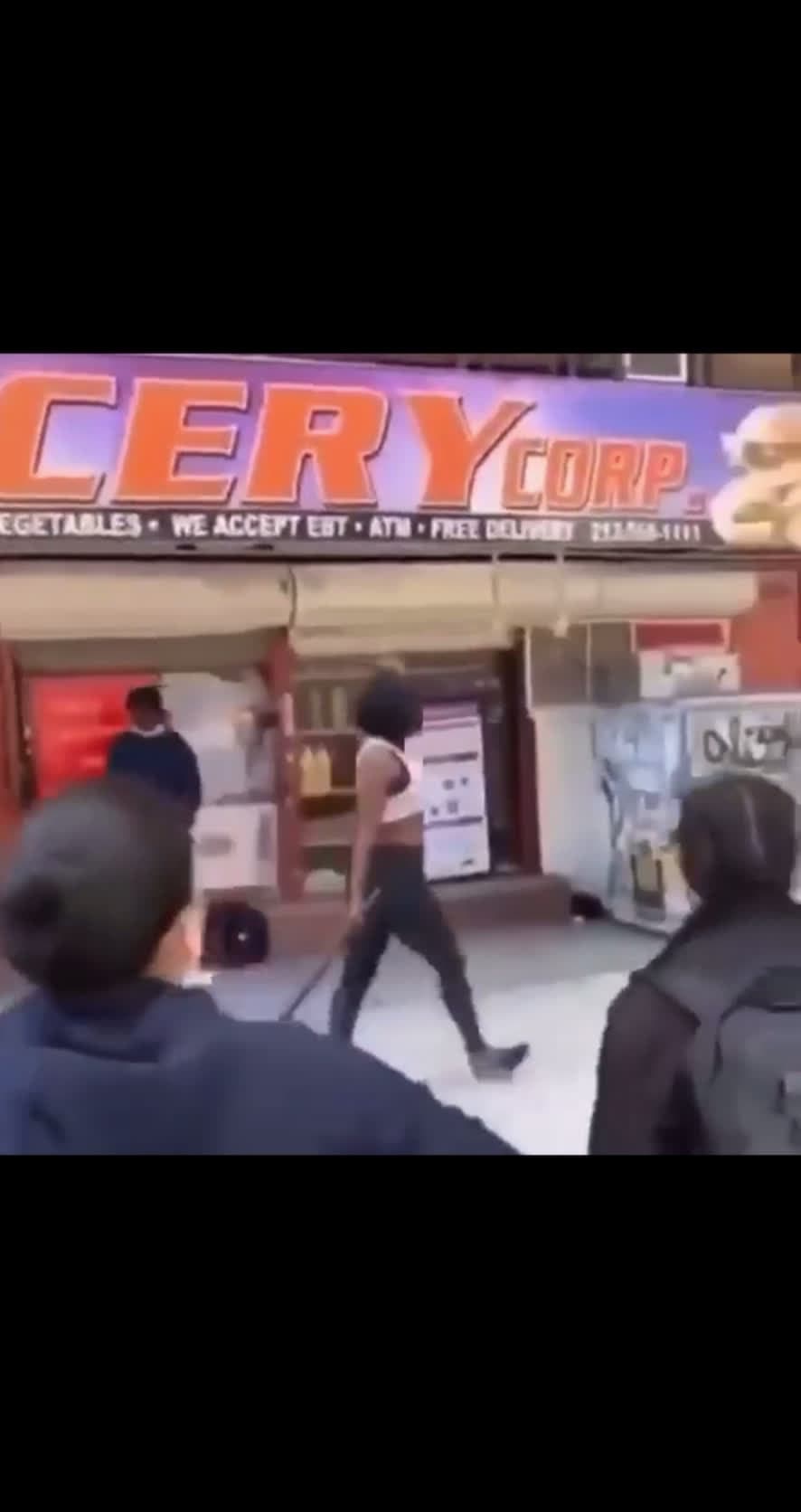 cover for Old man knocks out transsexual 18+  #fight  #fightcam