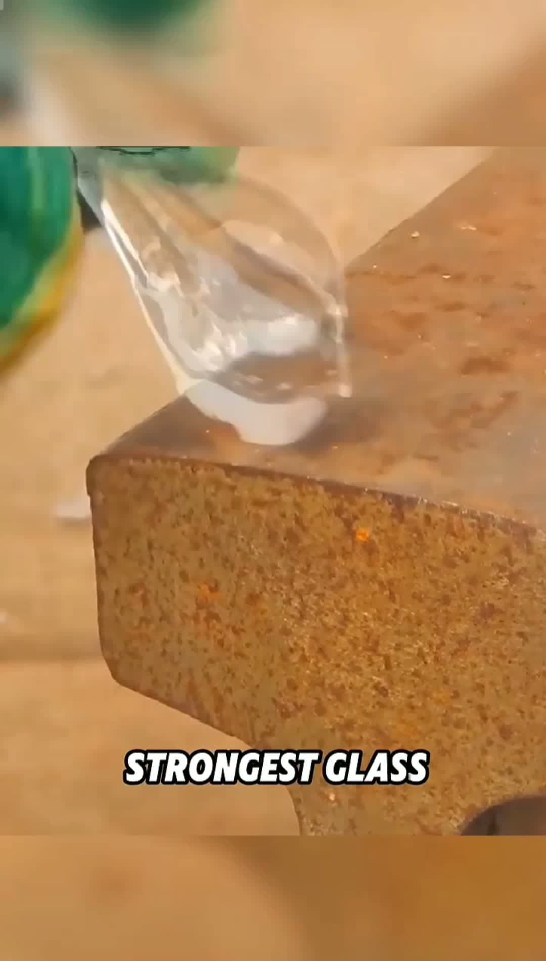 cover for The strongest glass in the world.#scoopz  #fyp  #viral  #trending  #caughtoncamera 