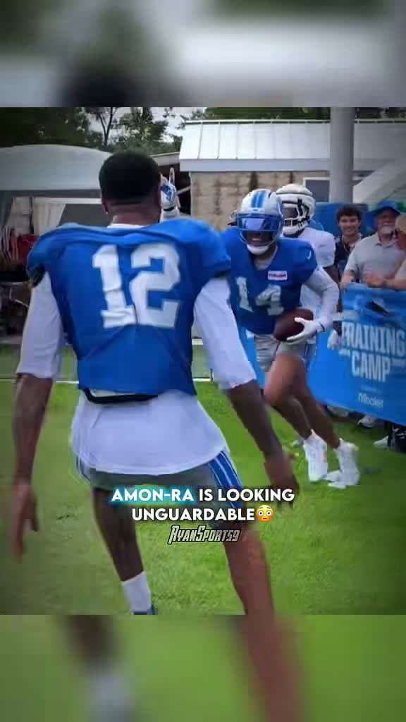 cover for Amon-Ra Brown looking absolutely unguardable this season! 😳🔥 #NFL #Football #AmonRaStBrown