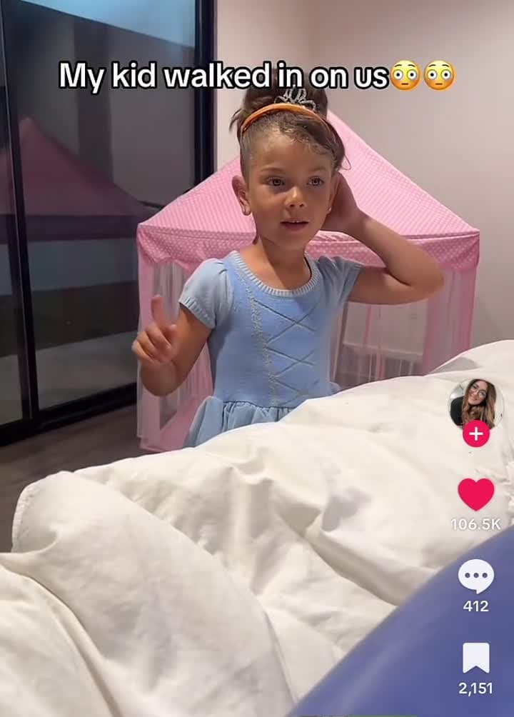 cover for When your kid walks in at the worst moment… 😳😂 #ParentingFails #Oops #CaughtInTheAct