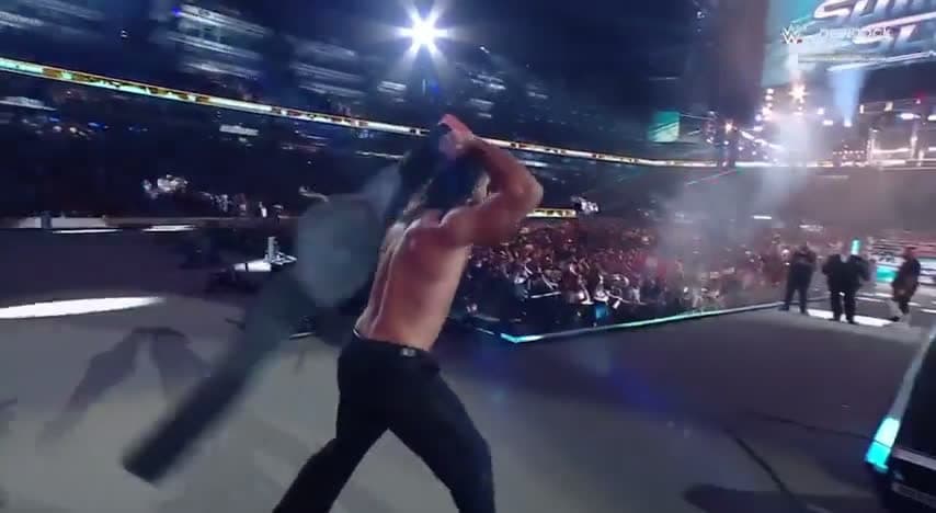 cover for Epic finish! Superstar lands his legendary move to end Summerslam! #WWE #Summerslam #EpicMoment 🤯