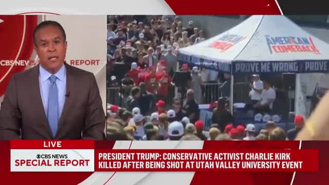 cover for White House reaction to Charlie Kirk's death