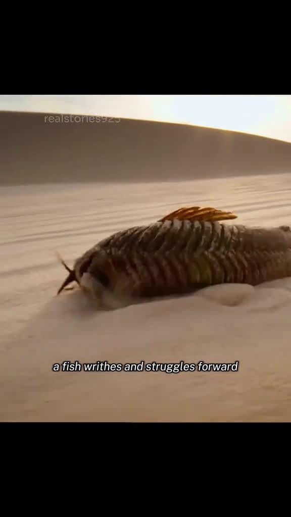 cover for Fish in the desert#scoopz #fyp #animals #nature #documentary #mothernature 