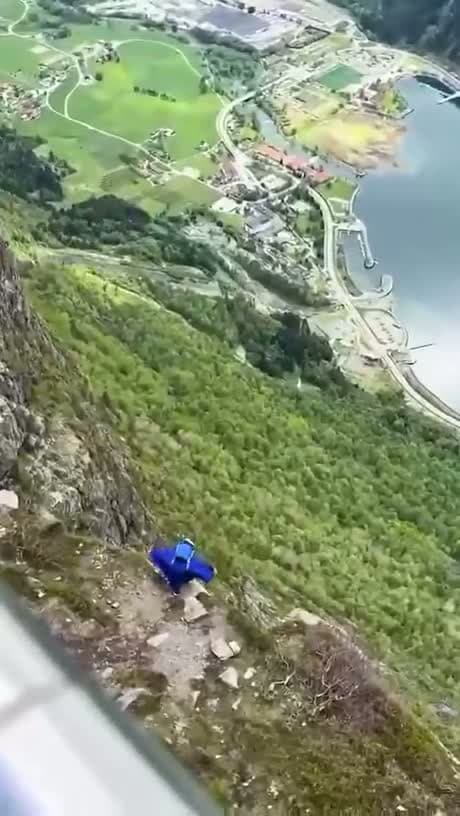 cover for When it comes to doing something extreme or something incredibly stupid, go base jumping probably one of the worst things you can do, but if you’re a adrenaline junkie go for it #funny  #extremesports  #hilarious