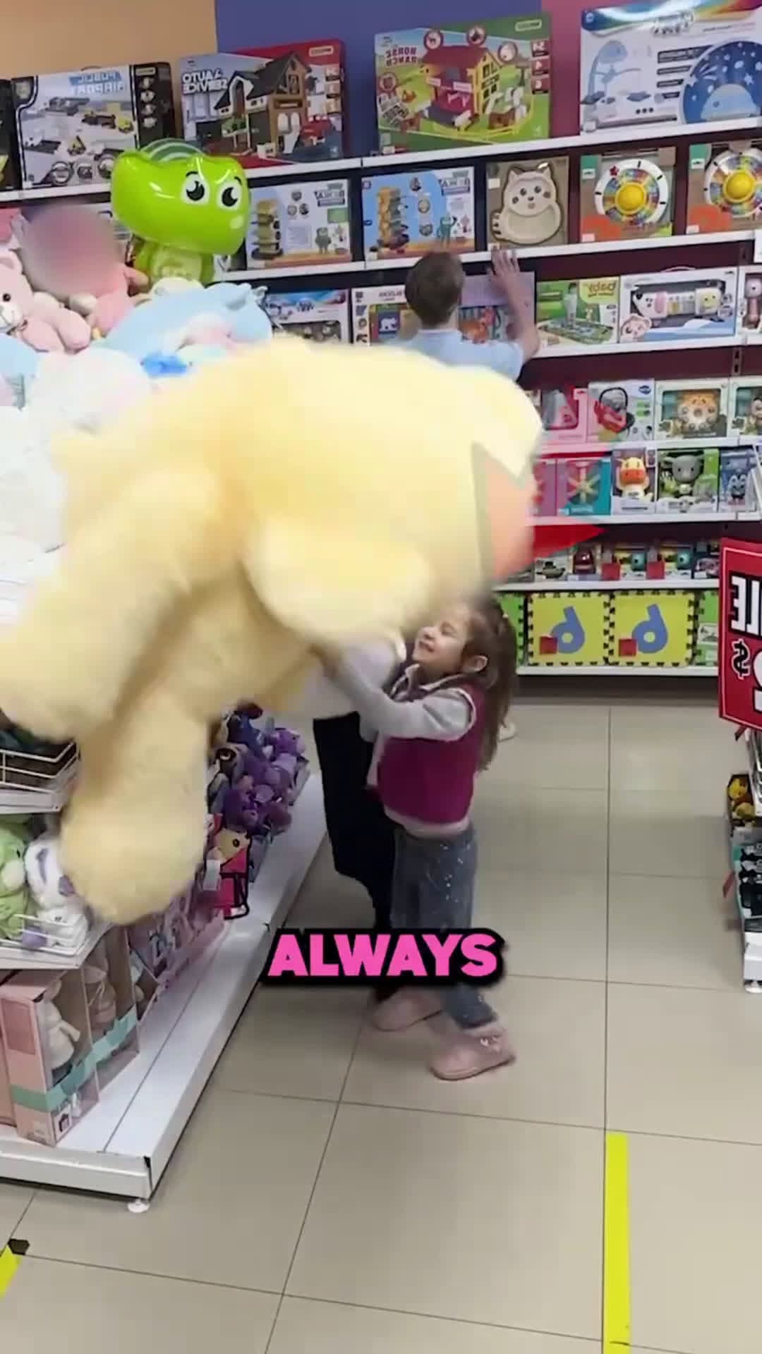 cover for This Girl Always Wanted This Giant Toy! 🧸🎁😄