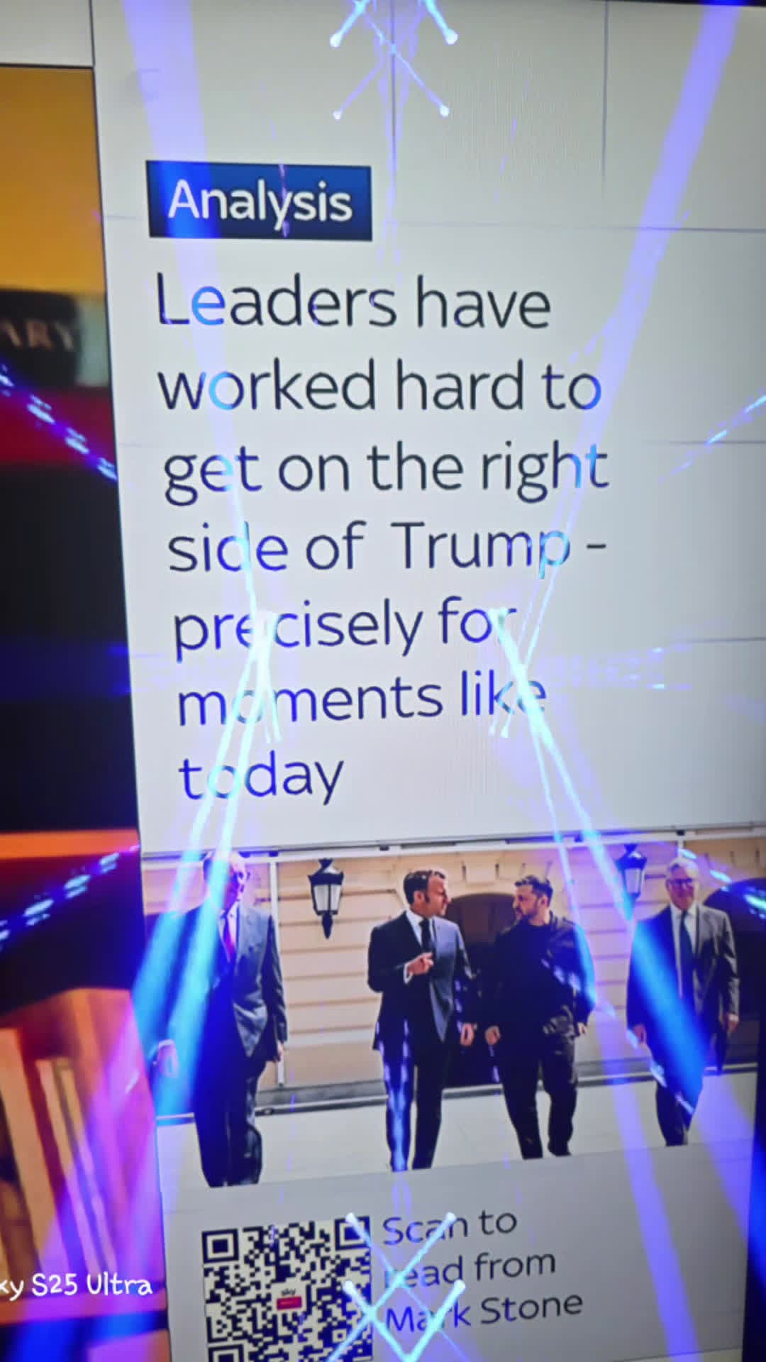 cover for We've got a little problem because the world leaders don't trust trump  