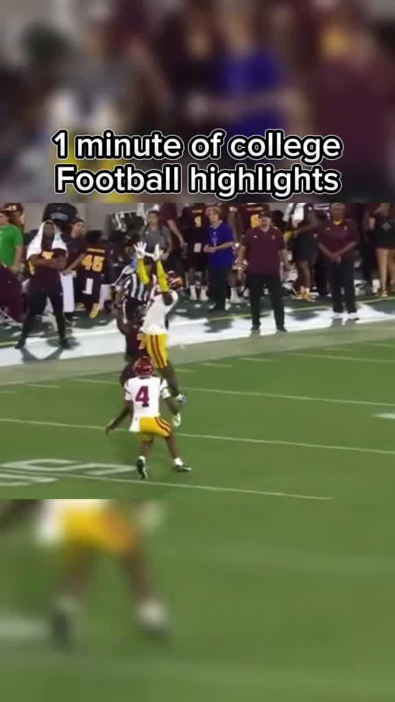 cover for Relive the best college football moments in 60 seconds—TDs, clutch plays, and game-changing runs! 🏈🔥 #CollegeFootball #Football #Highlights #TDs
