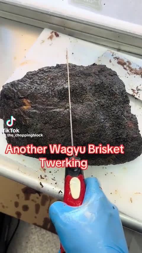 cover for Watch the brisket dance as the electric knife slices through! 😭 #Brisket #FoodLovers #KnifeSkills