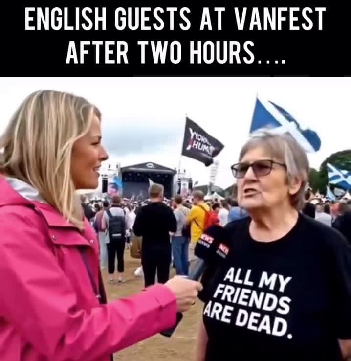 cover for English guest at vanfest after two hours 
