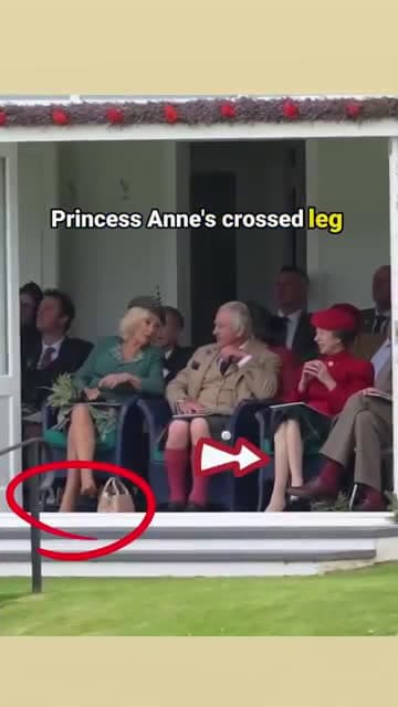 cover for Princess Anne's crossed leg gesture made Camilla the laughingstock