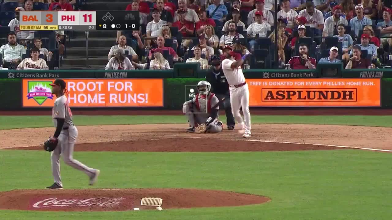 cover for Back-to-back homers! Sosa and Wilson light it up for the Phillies 💥🏟️ #HomeRun #Phillies #MLB #Baseball