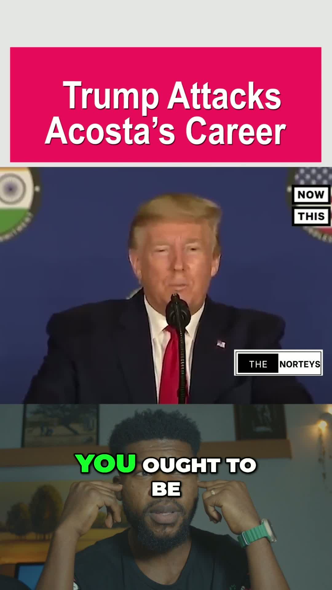 cover for “Sir, why do you always lie about our network?” Trump Attacks Instead of Answering 🙄