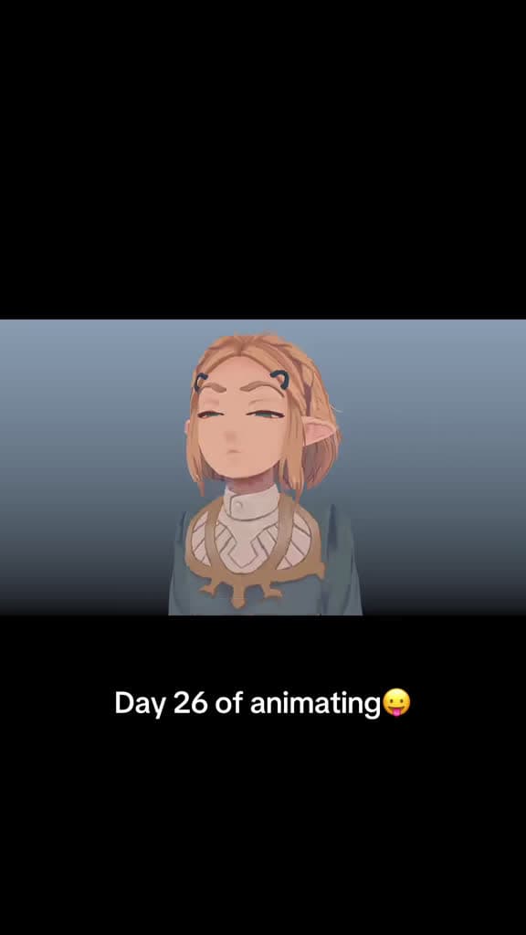 cover for Practicing tricky facial expressions with Zelda! 🎨 #animation #facialexpressions #zelda
