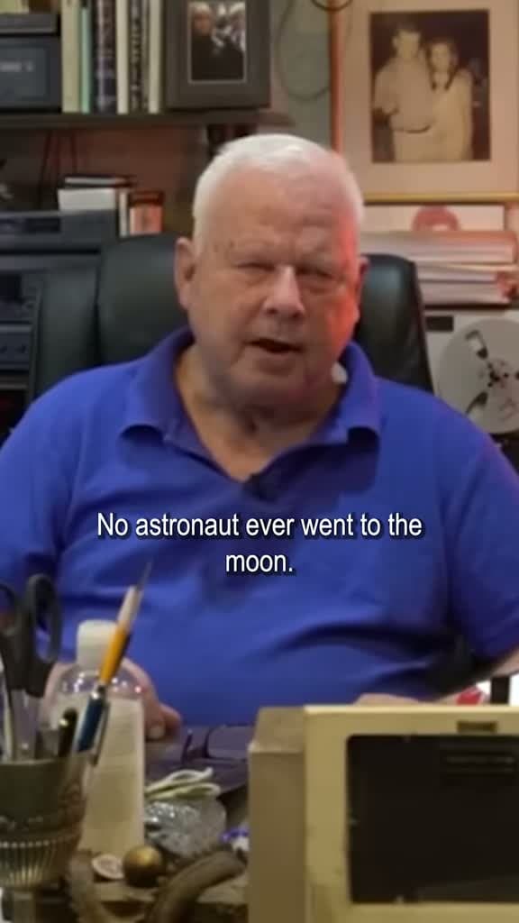 cover for John Lear reveals shocking truths about the Moon landing! 🌕👽 #ET #UFO #Moon #News