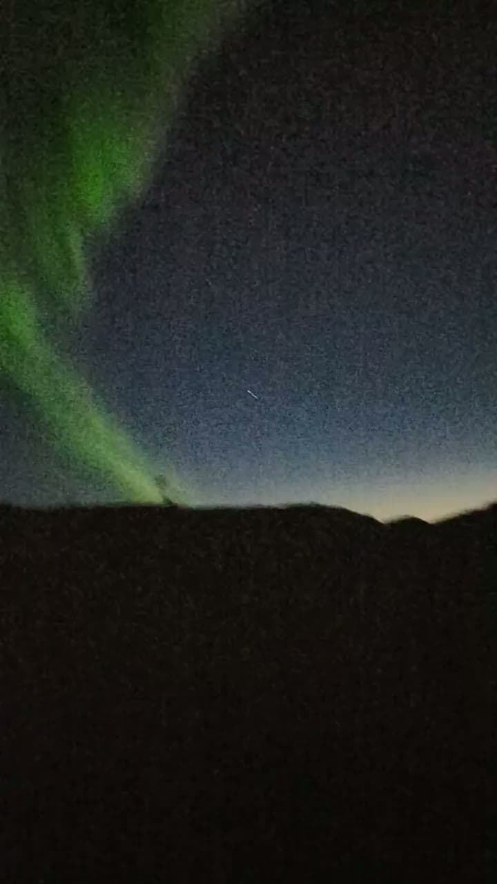 cover for Northern Lights are lighting up the sky again! 🌌 #NorthernLights #AuroraBorealis #NatureMagic #SkyWatch