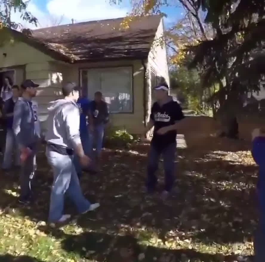 cover for #fightcam #knockedout #fight #2v1