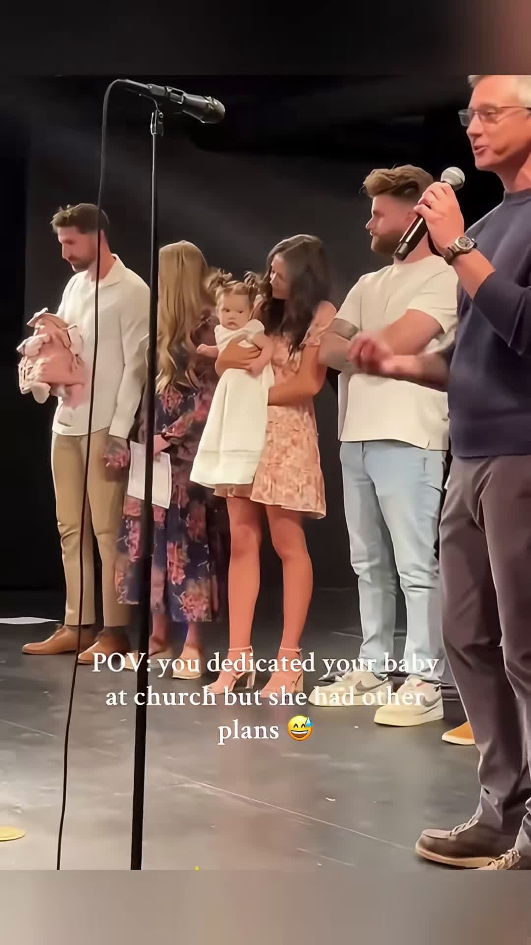 cover for #FirstVideoChallenge Baby in the church #funnyvideos #fyp 