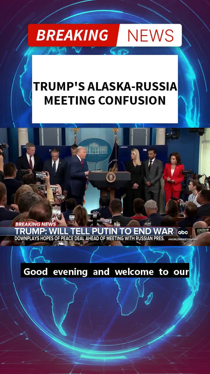 cover for AI video: The Confusion of Trump's Alaska - Russia Meeting in 2025 #TrumpMeeting#AlaskaRussia#2025#Politics#ai