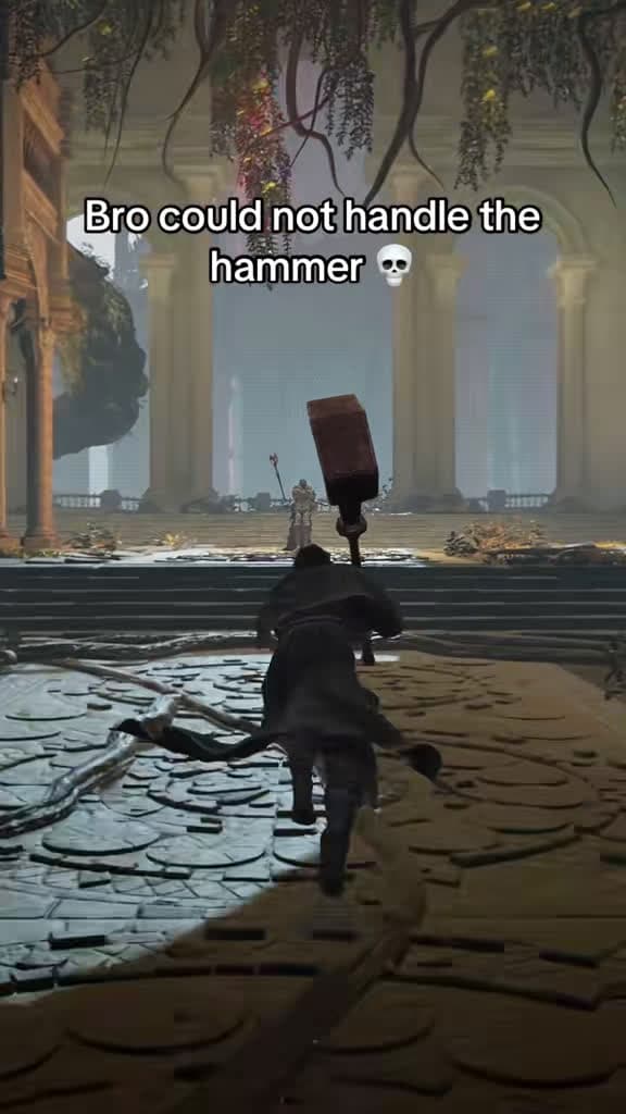 cover for Crushing Gideon with a single hammer blow! 💀 #EldenRing #BossFight #Gaming