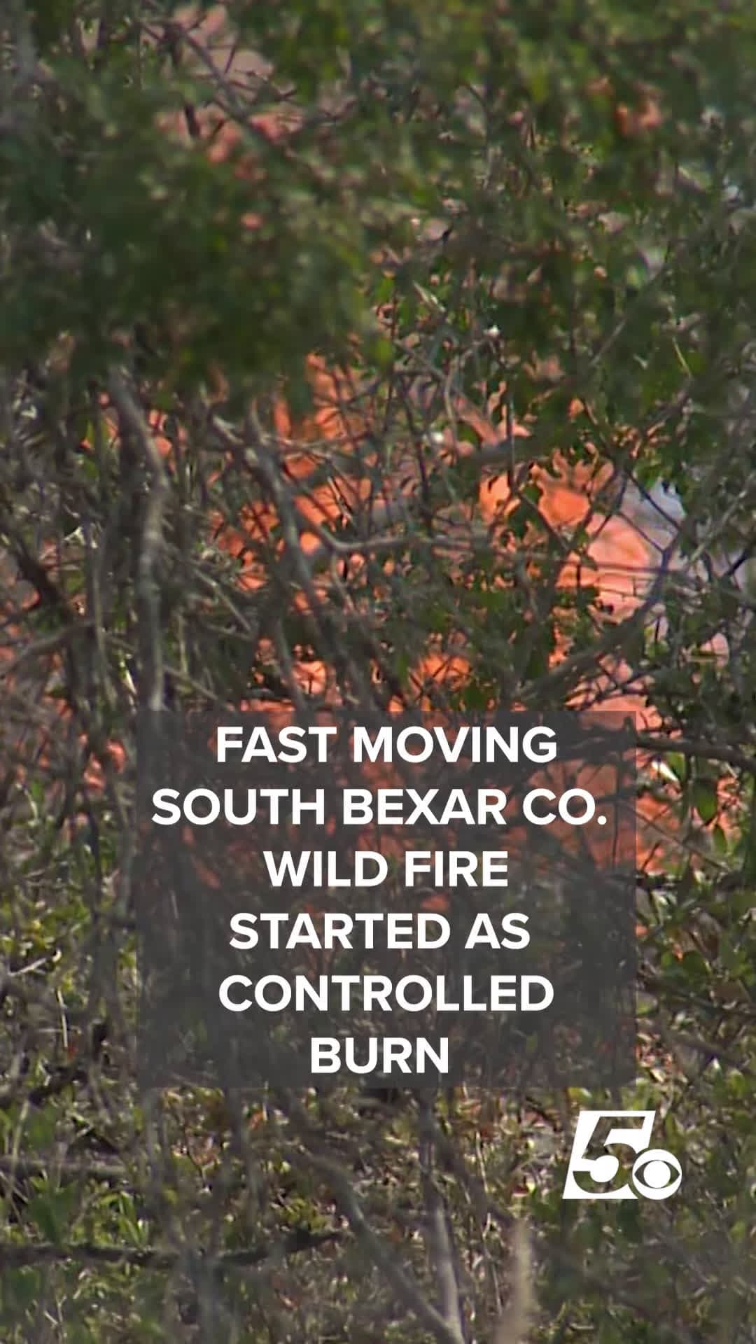 cover for Fire scorches 262 acres in South Bexar County